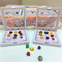 新款星座水晶许愿石小号星座水晶通透小巧潮玩桌面摆件小礼品批发
