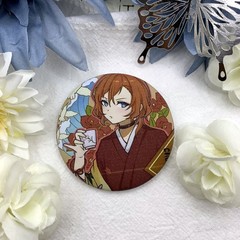 文豪野犬徽章吧唧太宰治中原中也中島敦馬口鐵胸章動漫芥川龍之介