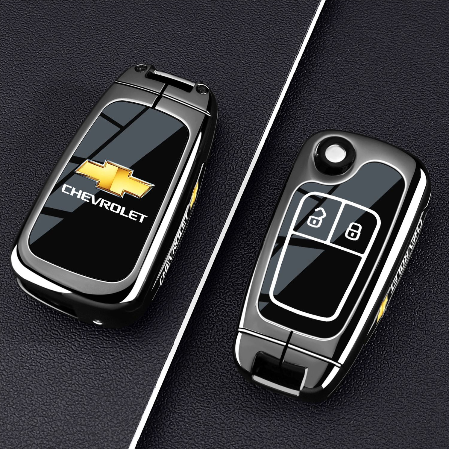 Suitable for Chevrolet Foldableing Key Cover Old Model Malibu Chevrolet Cruze Lefeng Rv Car Bag Buckle Shell