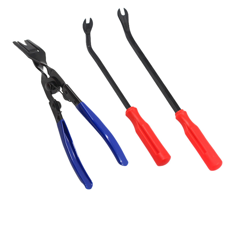 Herramienta de protección automática alicates de apertura de luz hebilla de goma destornillador remache de plástico tipo de presión del coche alicates de hebilla de goma fabricante en stock