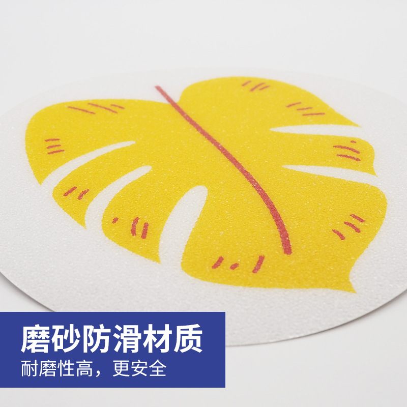 Bañera antideslizante pegatinas autoadhesivas antideslizantes pegatinas de goma PEVA Baño de dibujos animados deja impermeable antideslizante pegatinas cinta