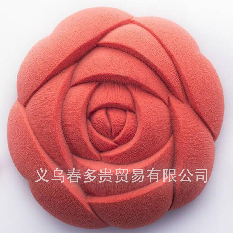 Large Rose Bud French dessert cake mold handmade soap mold chocolate mold baking silicone mold