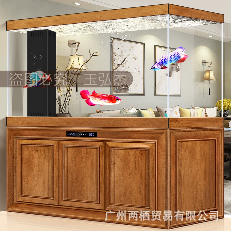 [Фабрика прямых продаж] китайский аквариум-дракон ультра-белый стеклянный фильтр дна аквариум большой экологический аквариум