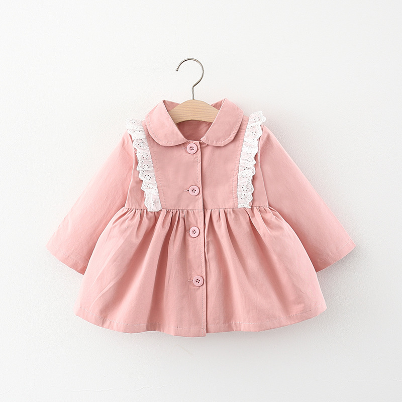 Venta al por mayor de ropa para niños 2021 Otoño Nueva cazadora de encaje de manga larga para niñas de 1234 años de edad, envío 1169 image 3