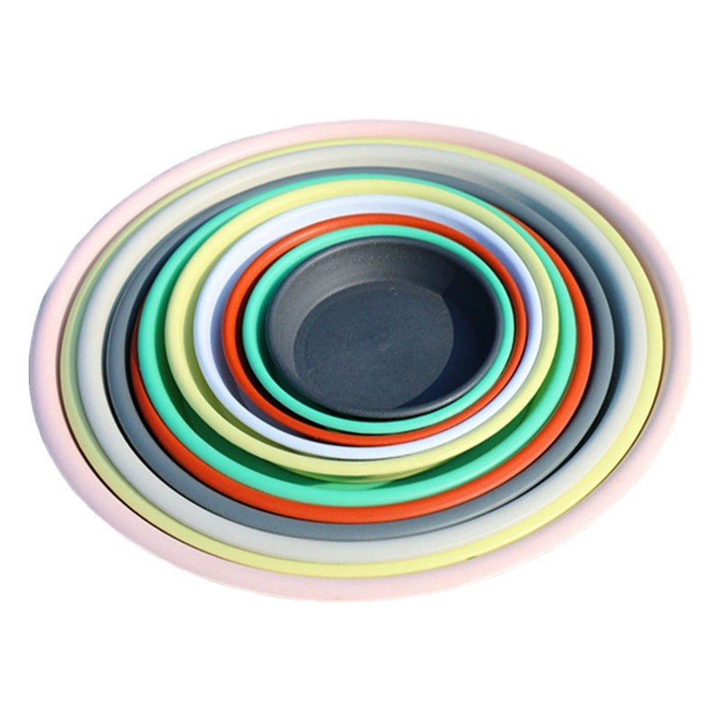 Новый цветной цветочный горшок, утолщенный поднос для раковины из смолы, подушка для раковины, поднос большого размера, цветной лоток