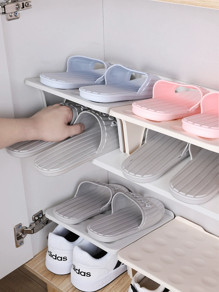 Двухслойная полка для обуви, шкаф для обуви, многослойная перегородка, экономящая место для хранения обуви, оптовая продажа, стеллаж для обуви, простой стеллаж для домашнего использования