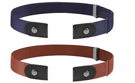 Unisex perezoso invisible sin costuras elástico cinturón elástico simple todo partido de moda ins estilo decorativo pantalones cinturón