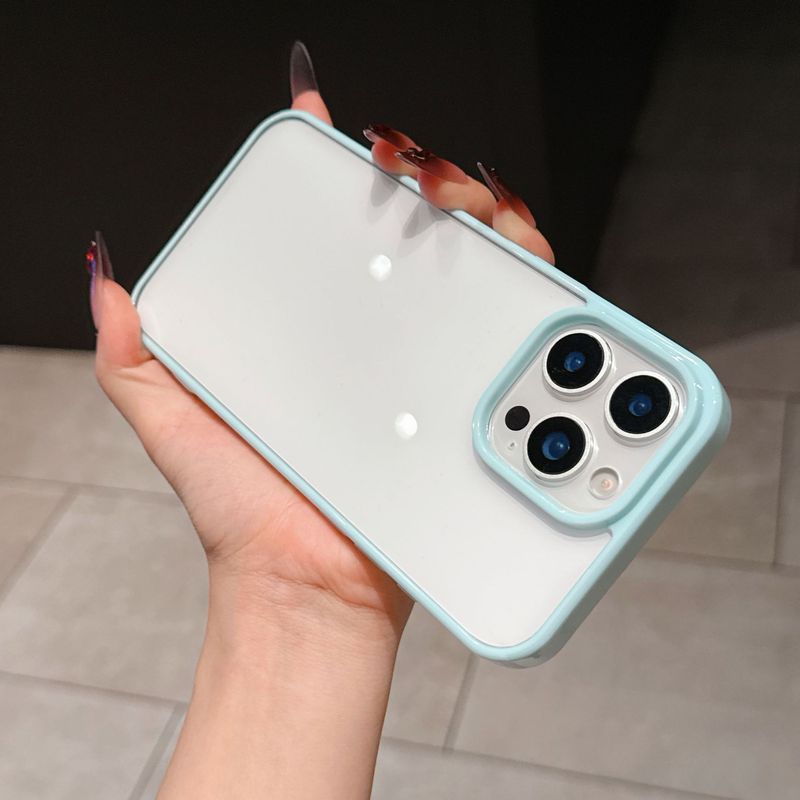 Apple 17/16 素材シェル クリーム接着剤携帯電話ケース キャンディーカラー 15/14p ドーパミンカラーシェル落下防止女性に適しています|undefined