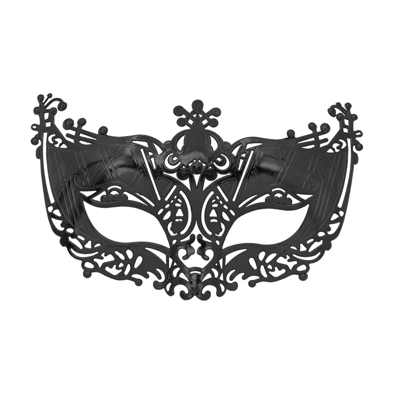 Venta caliente transfronteriza galvanoplastia calada Carnaval de Halloween multicolor de media cara Los hombres admiten máscara de fiesta máscara de bar