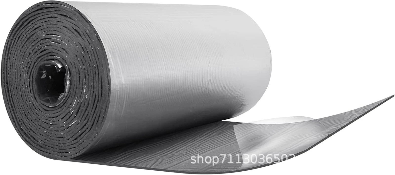 200*50 Car Soundproofing Insulation Mat 5-10mm Aluminum Foil Cotton Car Door Soundproofing and Heat Insulation Cotton with Adhesive Backing for Cross-Border Export