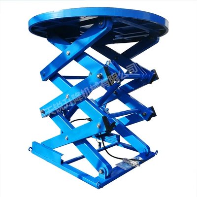 Hydraulic Turntable Rotating Lift, Avtomobil fırlanan platformaları