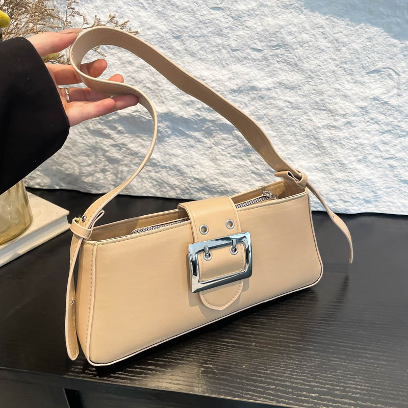 Uformell armhule for kvinner 2024 Ny enkel fransk pinne Fasjonabel vestlig stil Håndholdt pendlerskulder liten firkantet_voghion.com