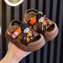 哪吒凉鞋男1-2岁3可湿水洗软底防滑户外穿女童婴幼儿宝宝学步凉鞋