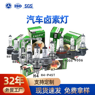 Foshan Clay H1H7 car headlight H4H3 fog lamp 9012 low beam High Beam bulb 12V24V car halogen lamp