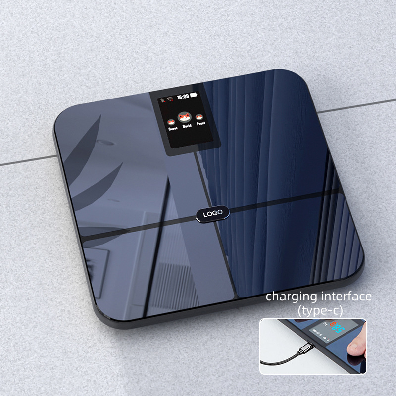 Leif Electronic Scale Home Use Precise Human Body Weighing TFT Large Screen High Precision Health Charging Body Fat Scale