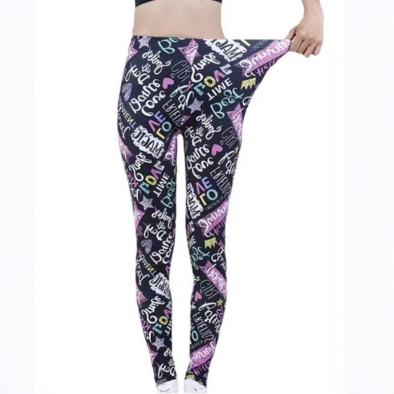 Cross-Border New European and American Style 3D Printed Butt-Lifting Yoga Pants for Women, Tight-Fitting Sports Leggings, Fashionable Fitness Pants Cross-Border New European and American Style 3D Printed Butt-Lifting Yoga Pants for Women, Tight-Fitting Sports Leggings, Fashionable Fitness Pants