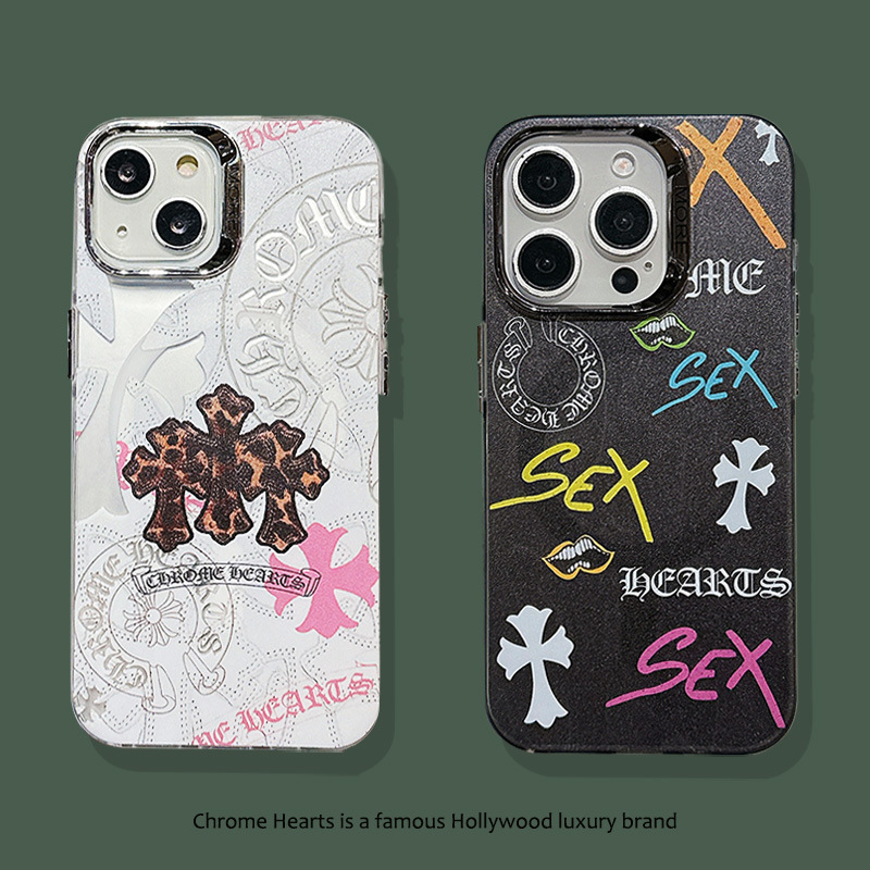 For Apple 15Pro Max Phone Case iphone14 Advanced Sense 13Pro Crowheart 16 Cross 11 Tide