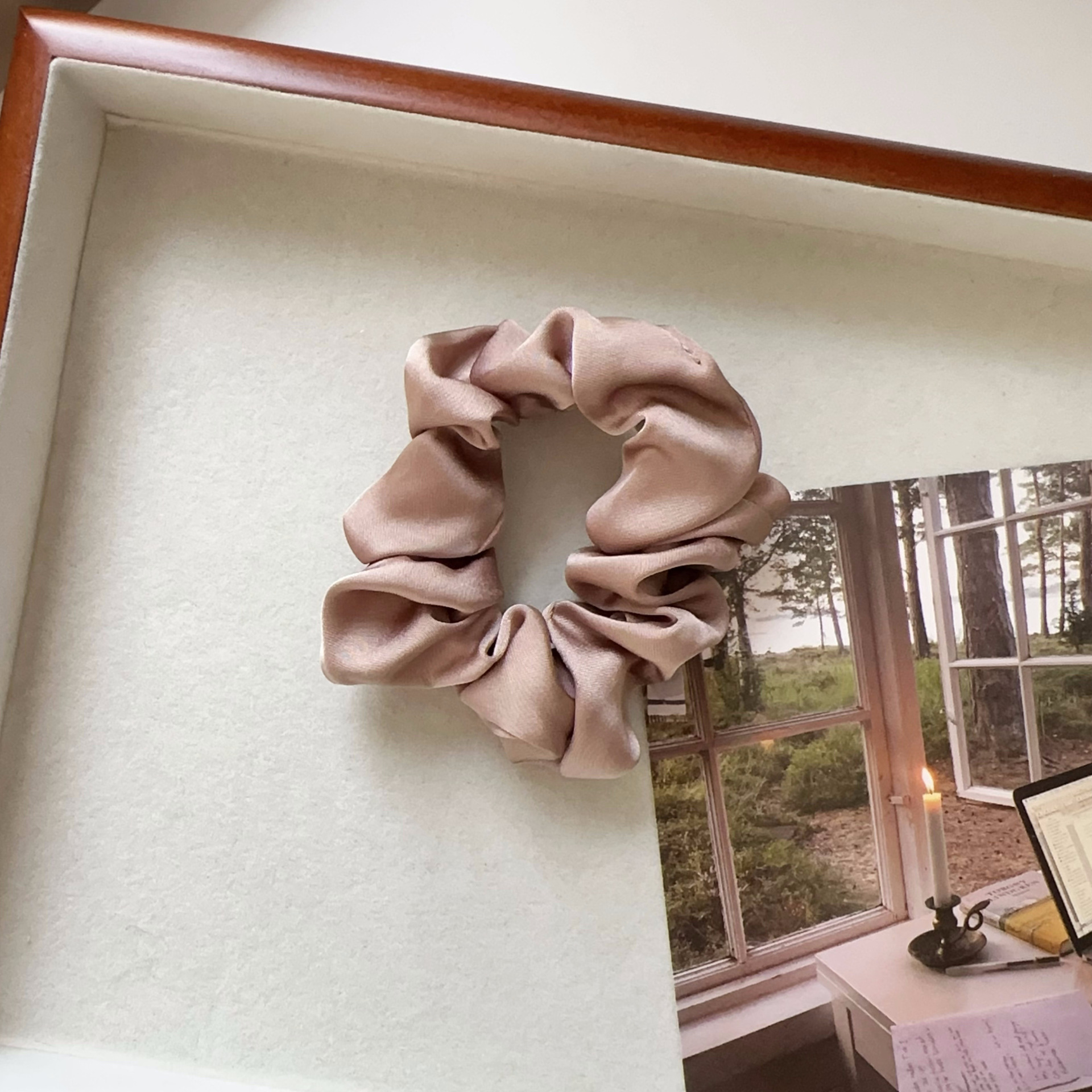 8g Weight Hair Tie Hair Accessories Type 1 Piece Quantity Holiday, Daily Occasion Solid Color Pattern Women's Gender Simple Style, Classic Style Style Women's Simple Style Classic Style Solid Color Cloth Hair Tie 26