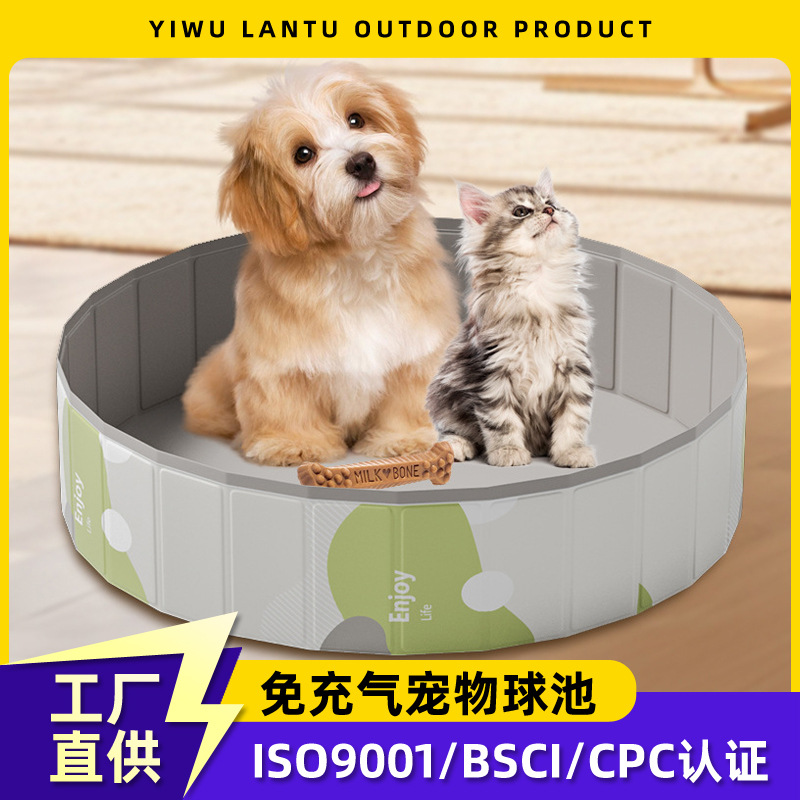 Amazon PVC Pet Pool Portable Foldable Dog Bathing Pool Outdoor Animal Swimming Pool Bathtub