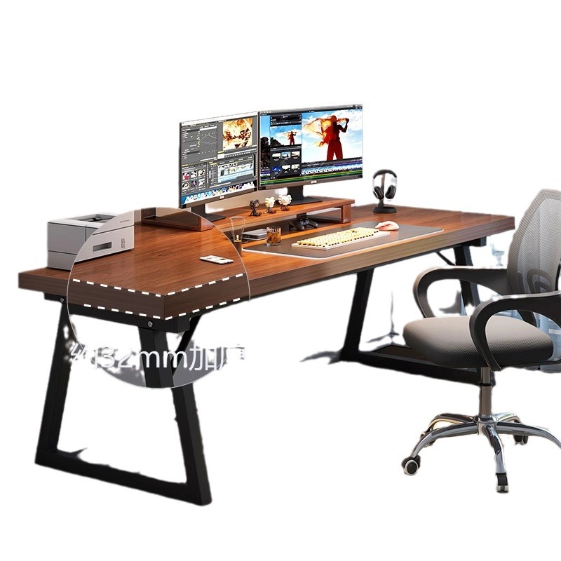 Escritorio de computadora escritorio del hogar simple mesa de dormitorio doble e-sports escritorio del estudiante estudio Escritorio de escritura
