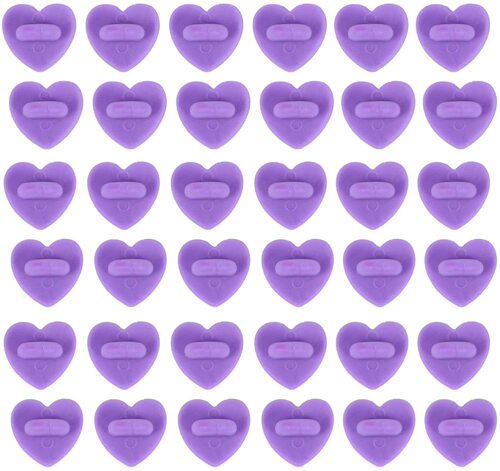 100pcs Plastic Butterfly Hat in Various Colors and Shapes, Pin Badges, Pin Holders, DIY Accessories