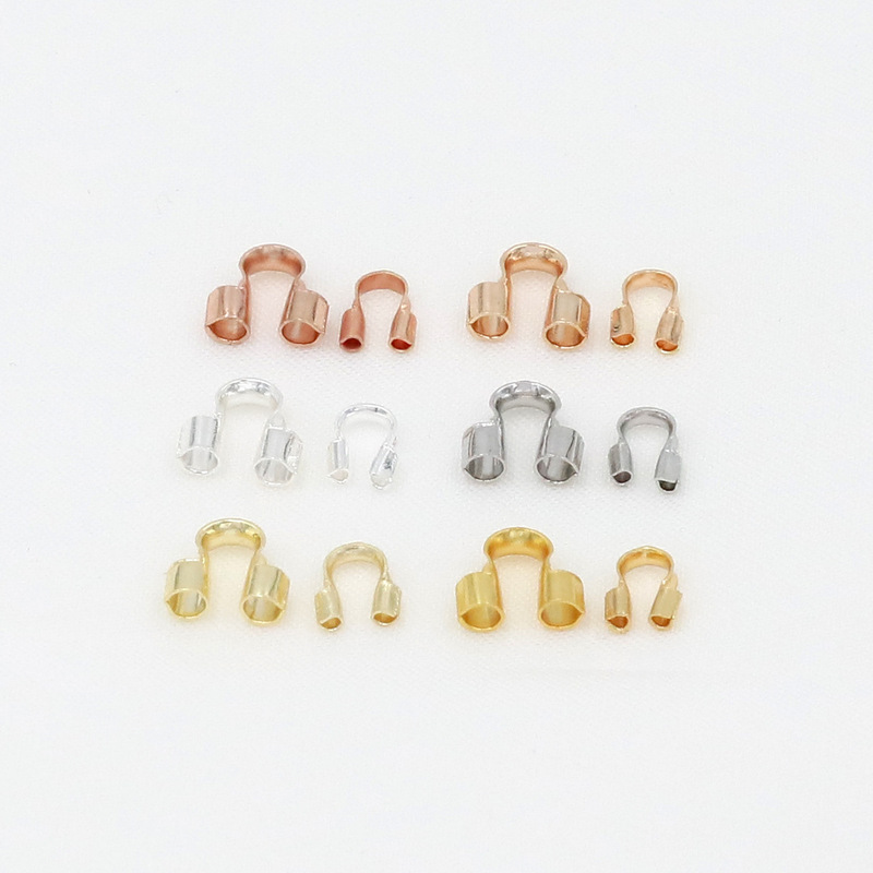Clamp Buckle Plated with 18K True Gold Buckle U-Shaped Horseshoe Buckle Guard Line Coil Buckle Beaded Wire Fittings B62 Clamp Buckle Plated with 18K True Gold Buckle U-Shaped Horseshoe Buckle Guard Line Coil Buckle Beaded Wire Fittings B62