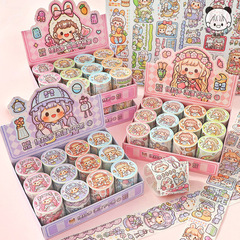 Tilado tape soft and cute sauce 2 meters notebook tape box packing and paper tape cute girl notebook tape 
