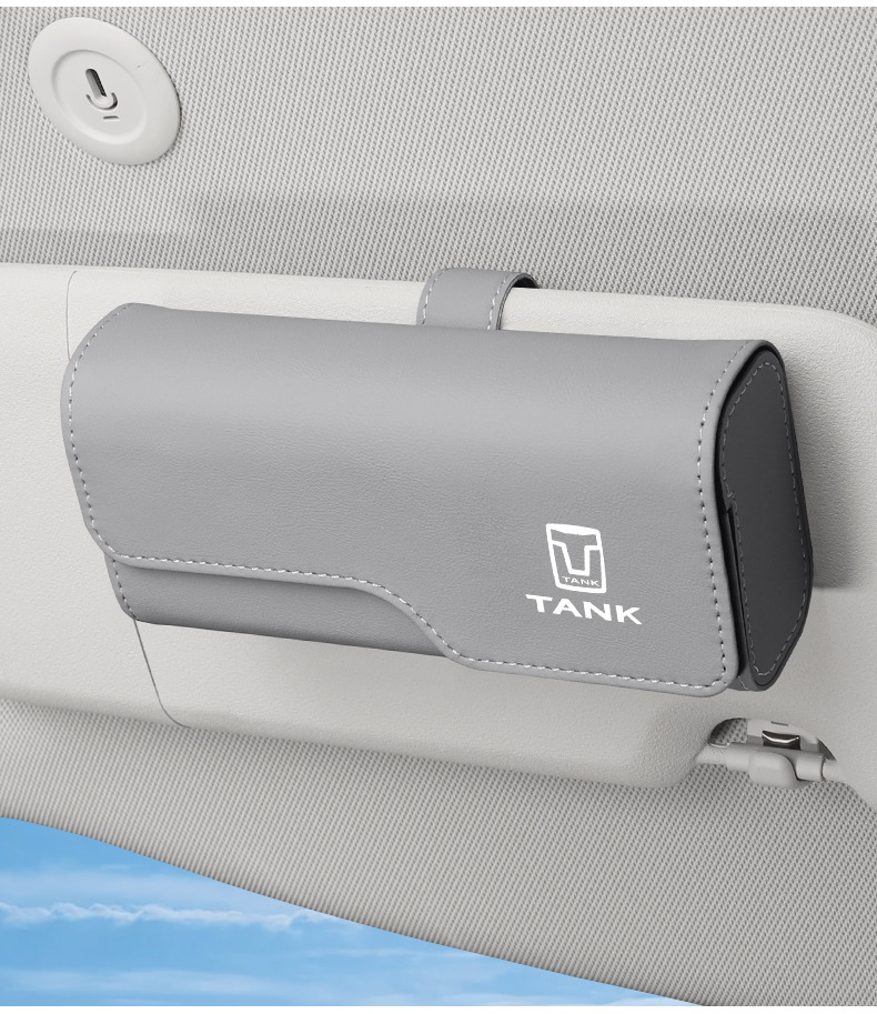 Suitable for Tank 700 500 300 Car Glasses Clip Multi-Functional Storage Glasses Case Car Interior Decoration Supplies
