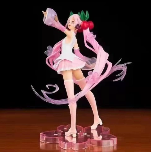 Фигурка Hatsune Miku, ПВХ, ~23 см — варианты Sakura и Cinderella в коробке