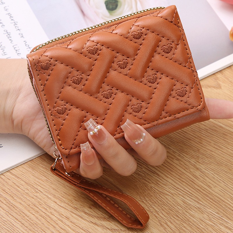Billetera Mini Multifuncional para Mujer en PU Resistente al Desgaste para Uso Diario
