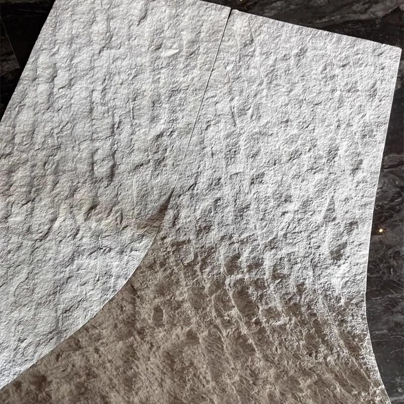 El tablero de pared de piedra de luna estrella de piedra blanda puede doblar la piedra del valle de la luna, la piedra de la vena, la piedra de la pared, la porcelana blanda, la piedra flexible, la piedra de la línea del patrón de tela