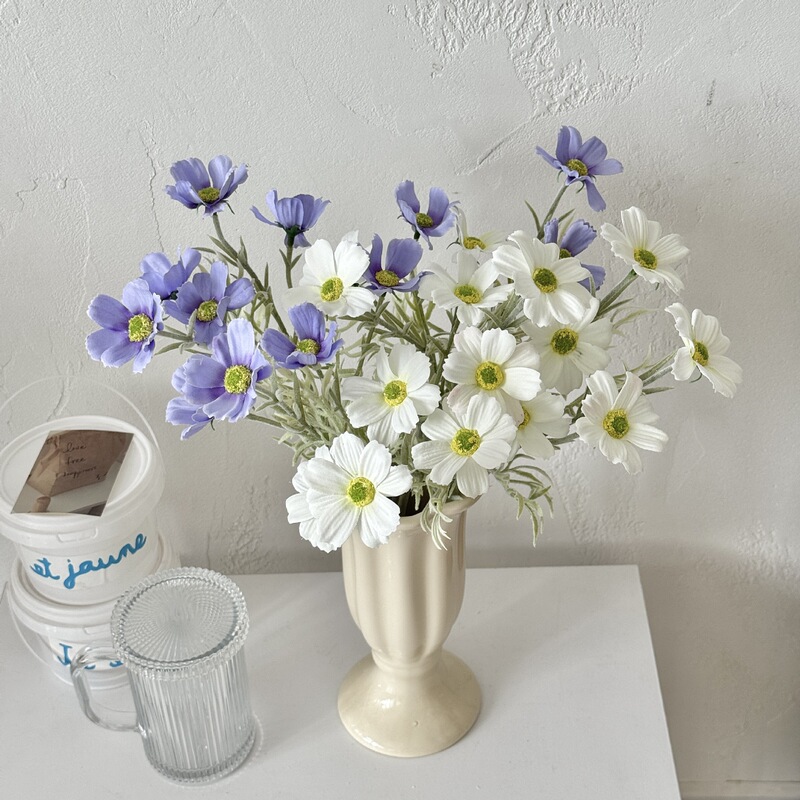 Ins style mulberry flower simulation flower chrysanthemum Persian daisy bouquet fake flower decoration display flower arrangement silk flower photo props