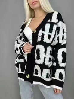 2024 neuer Herbst- und Winter-Rundhals-Langarm-Strickmantel für Damen, russischer Pullover_voghion.com