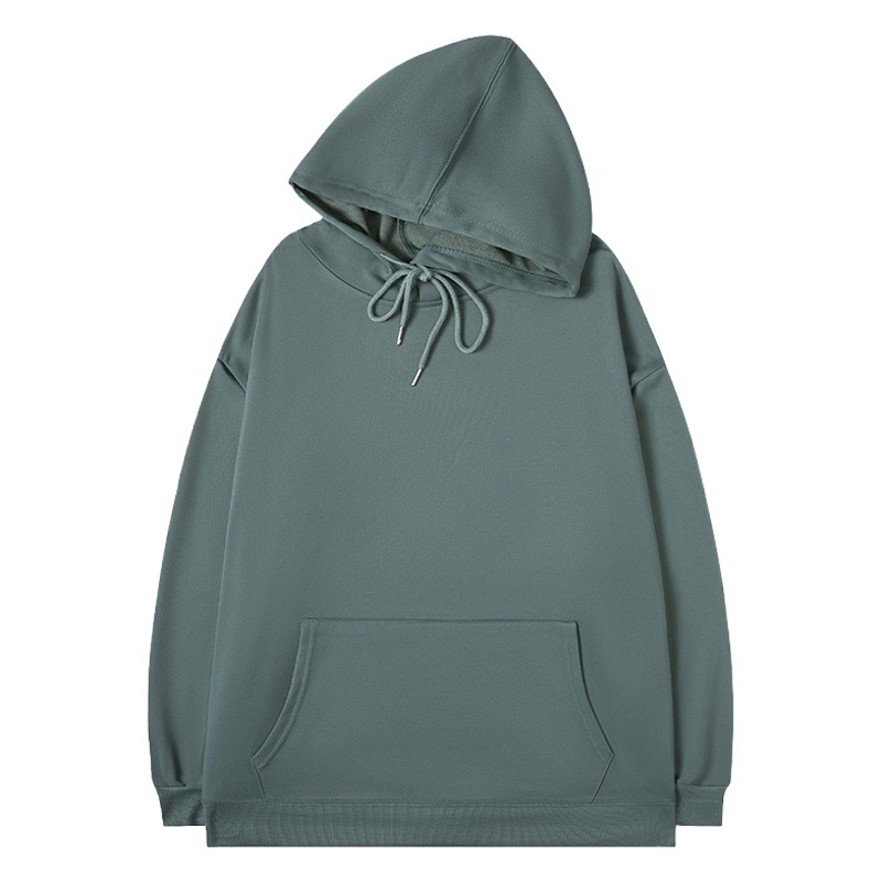 Sudadera con logotipo personalizado, sudadera con capucha y hombros caídos con texto impreso, chaqueta de manga larga para otoño e invierno, ropa de trabajo hecha a medida, camisa publicitaria bordada.