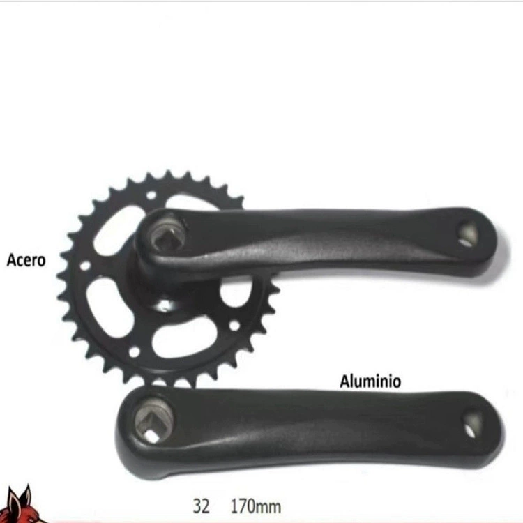 Шатун для горного велосипеда, шатун с квадратным отверстием, левый отдельный шатун, алюминиевый шатун с 32 зубьями
