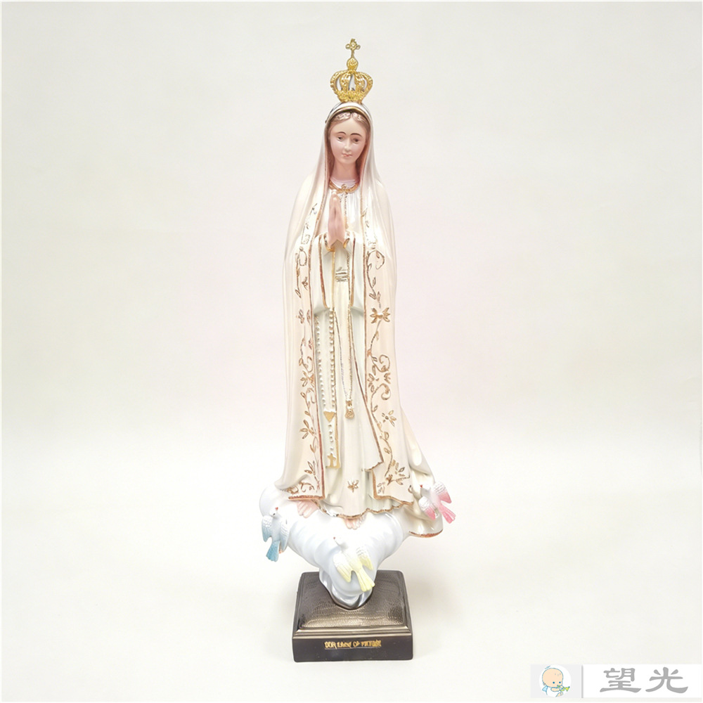 Estatua Artesanal de la Sagrada Familia 70cm de Resina Pintado para Navidad y Fiestas