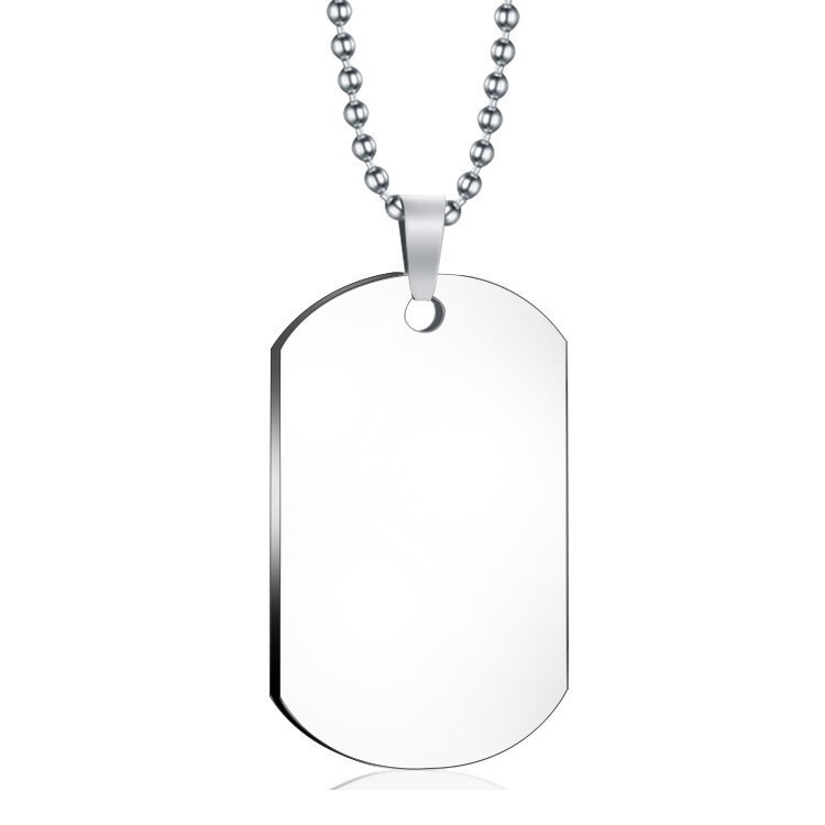 Metal Stainless Steel Keychain Necklace Military Tag Round Tag Square Tag Heart-Shaped Tag Gift from Father to Daughter Custom-Made Metal Stainless Steel Keychain Necklace Military Tag Round Tag Square Tag Heart-Shaped Tag Gift from Father to Daughter Custom-Made