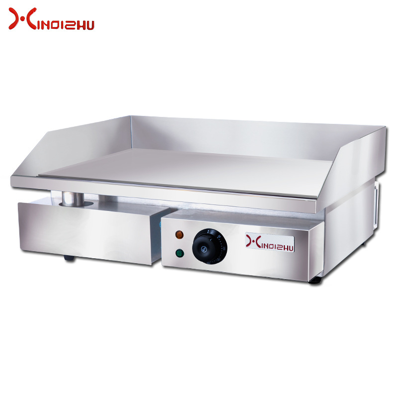 跨境出口手抓煎蛋铁板烧烧机机器电扒炉机铁板煎鱿鱼烤饼炒饭铜锣