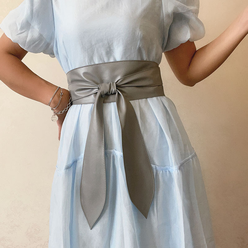 Nuova moda europea e americana PU cintura larga da donna cappotto decorazione cinturino cintura in vita sigillo in vita con abito transfrontaliero vendita calda_voghion.com