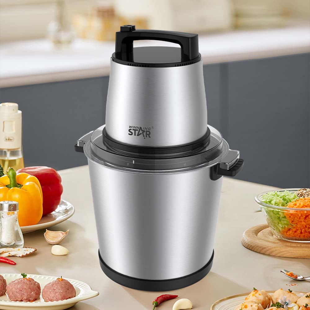 Winning Star crossover exclusivamente para carne molida de acero inoxidable 12L, suplemento alimenticio, máquina de cocción multifuncional, picadora de carne