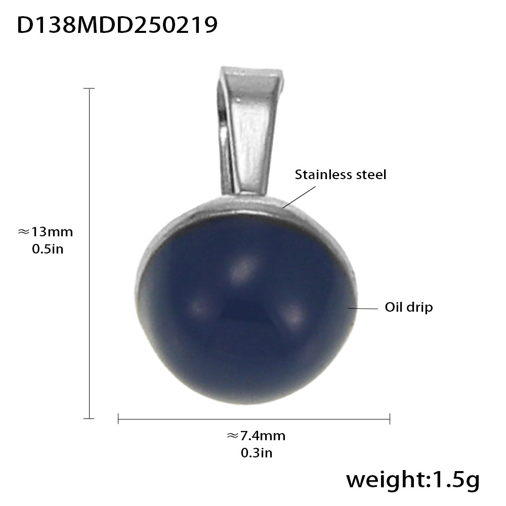 Moda misteriosa OL estilo personalidad colgante de acero inoxidable 18k oro real transfronterizo solo para los fabricantes de bombas europeas y americanas al por mayor