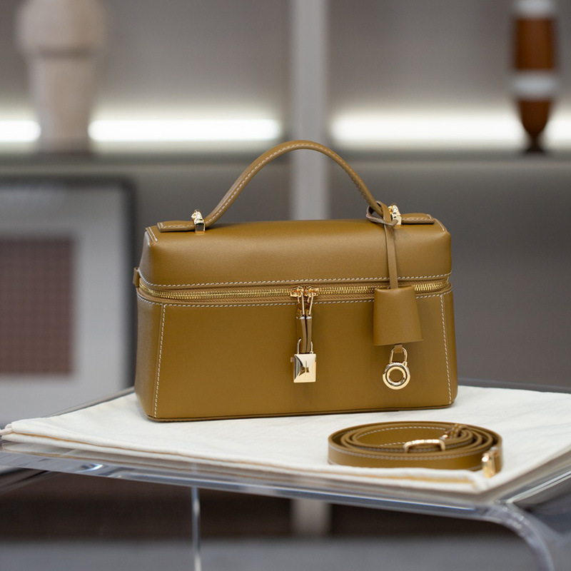 2025 新レトロ牛革 ExtraBag ランチボックスバッグ大容量通勤ポータブルショルダーバッグクロスボディバッグ女性のバッグ|undefined