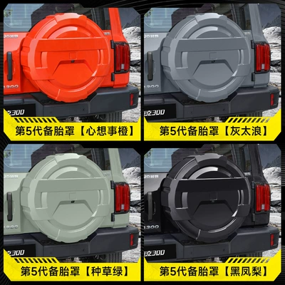 Spare wheel cover, Modification Special Rear Tailgate Spare
