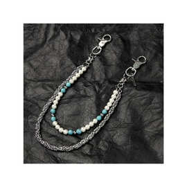 RORY 牛仔裤裤链链条挂链装饰西裤珍珠配饰ins腰链