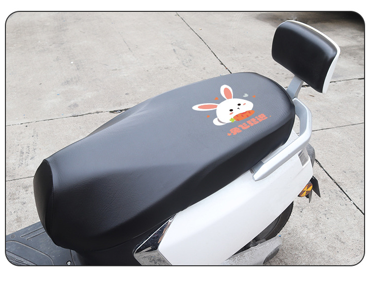 Moshuntong Electric Vehicle High Stretch Leather Seat Cover Waterproof Sun Cover Seat Cover Motorcycle Scooter Chair Cover
