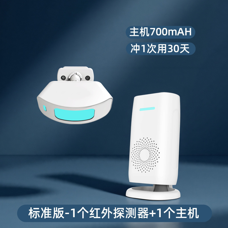门口欢迎光临感应器店铺进门语言来人提醒报警器超市智能迎宾门铃|undefined