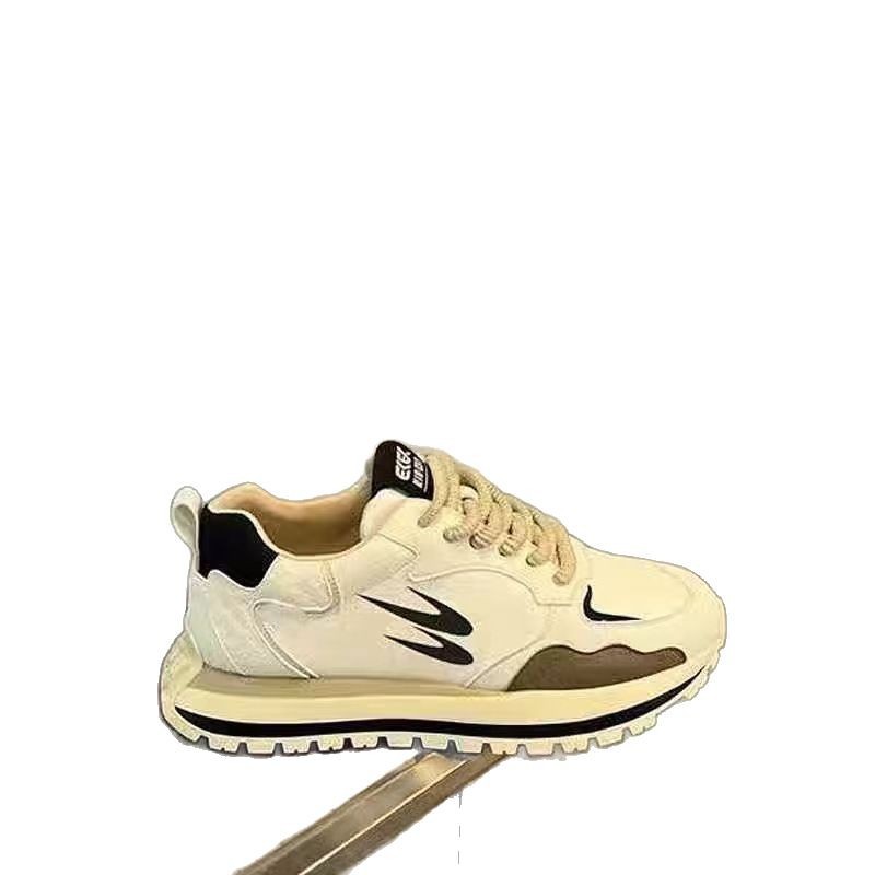 Moda Forrest Gump zapatos para hombre tendencia de primavera casual ligero pequeño blanco zapatos deportivos para estudiantes de hombres corriendo zapatos de papá de plataforma