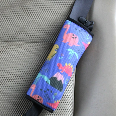 Other Automotive Safety Supplies, Belt Shoulder Cover Car - one-size-fits-all-dinosaur-blue-headrest