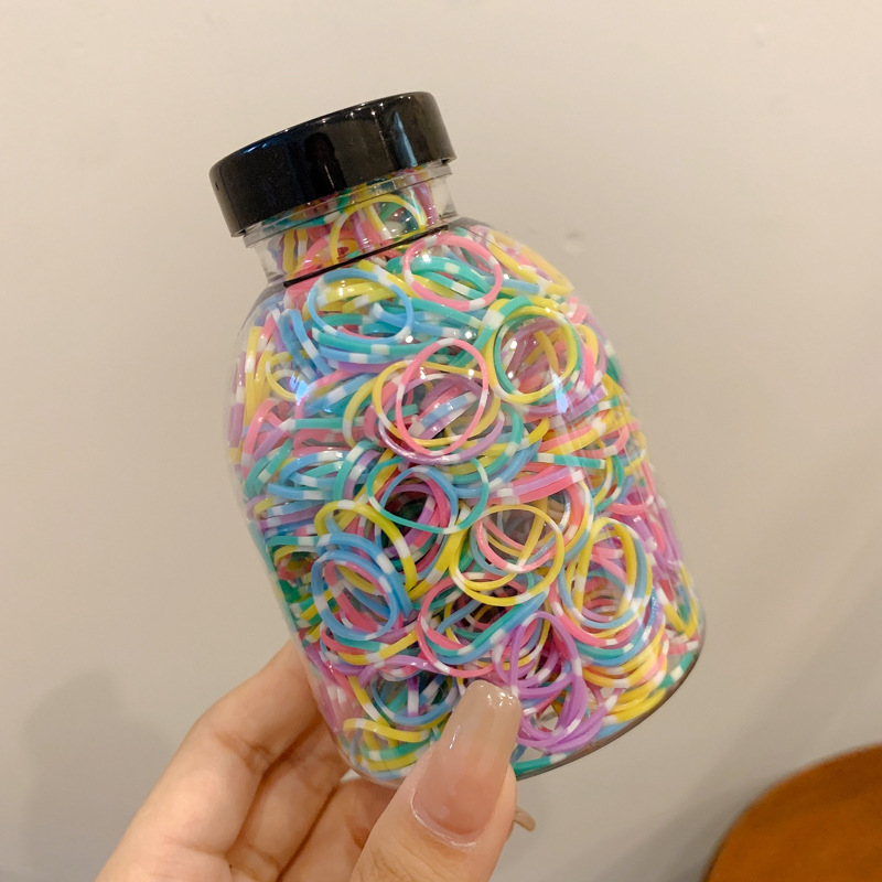 2025 nuevo estilo simple y versátil banda para el cabello sin costuras diadema duradera y de alta elasticidad que no daña el cabello coleta gruesa cuerda para el cabello sombreros