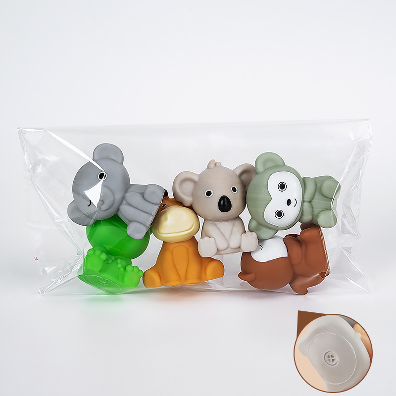 Juguetes de Baño Títeres de Dedo para Niños de Vinilo Interactivo image 17